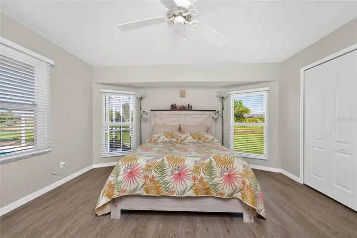 Guest bedroom #3 has a 2' bumpout also.