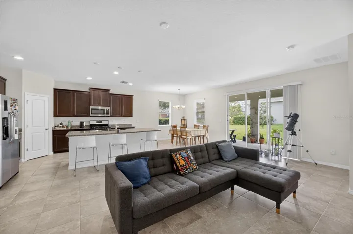 Expansive Great Room & Kitchen