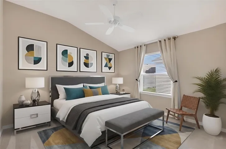 Second Bedroom-Virtually Staged