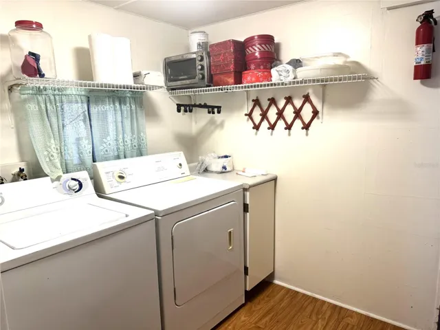 Laundry area