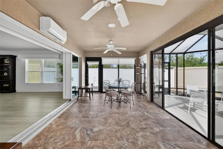 Enclosed Lanai with Mini-Split