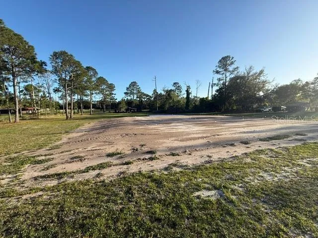 Close up of pad and view of property.
