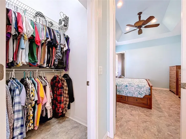 His & Hers Walk-In Closets