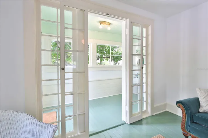 from living room to porch
