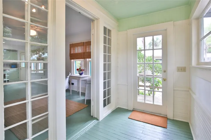 from porch to living room