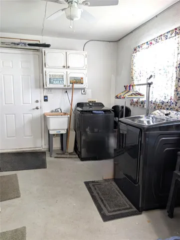 Laundry Area with Whirlpool Washer & Dryer (2019)