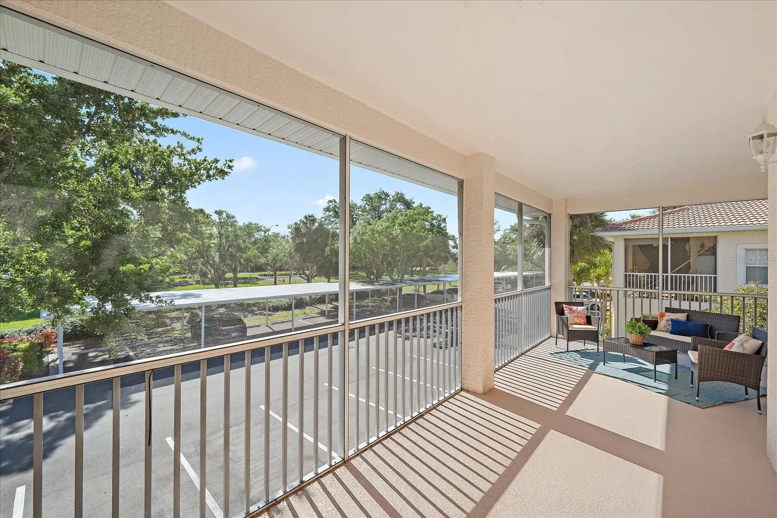 Screened oversized lanai