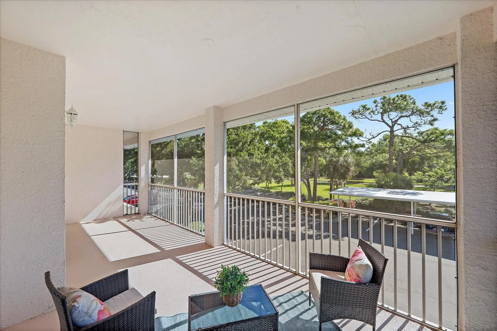 Screened oversized lanai