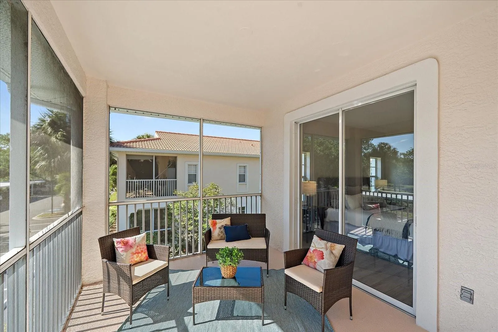 Screened oversized lanai