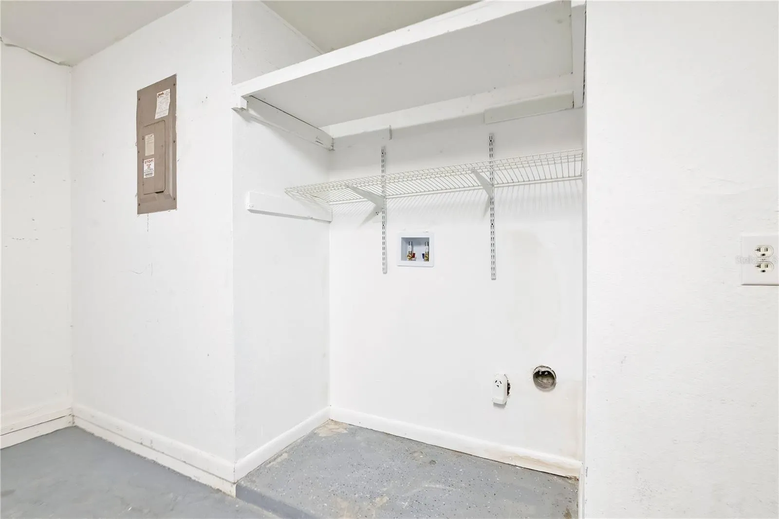 Laundry Hook up in Garage