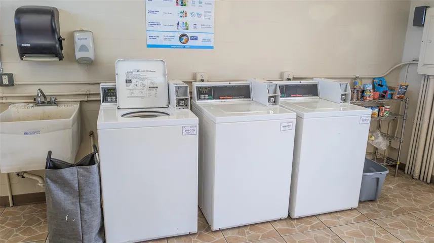 Laundry room for the community