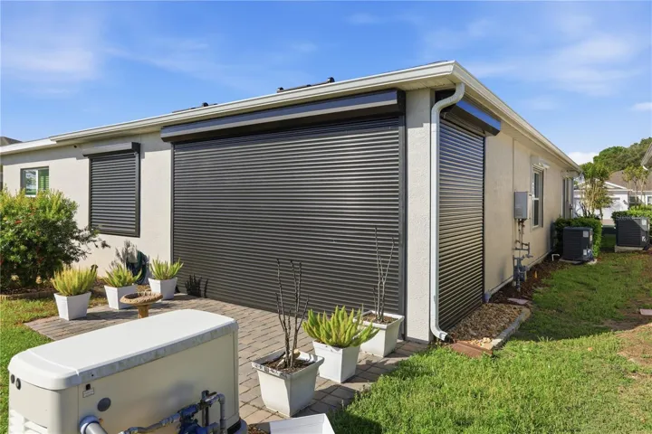 Hurricane Shutters - remote controlled