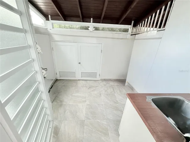 Laundry area