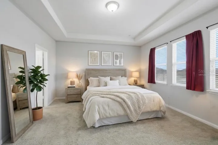Primary Bedroom Virtually staged