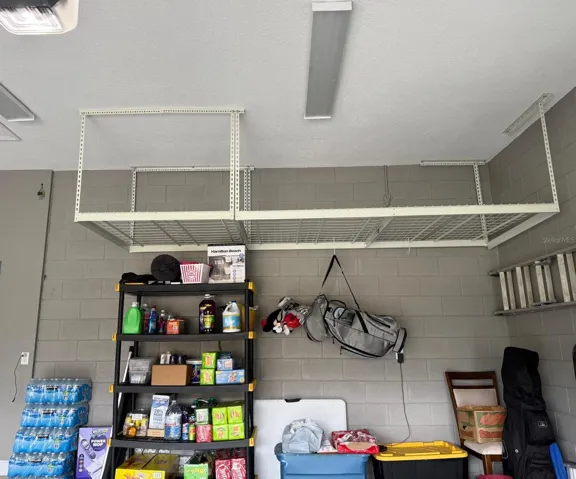 Overhead garage storage