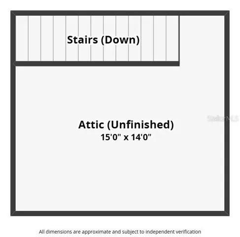 Second level floor plan