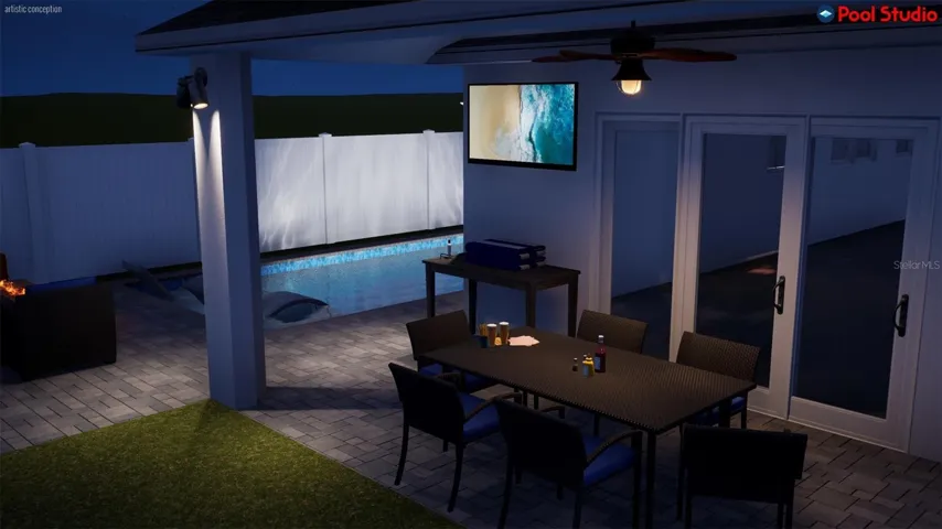 Pool renderings