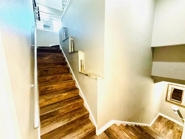 Upstairs and Downstairs to the Garage
