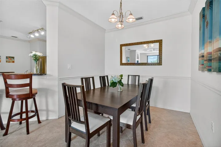 Dining Room Open to Kitchen
