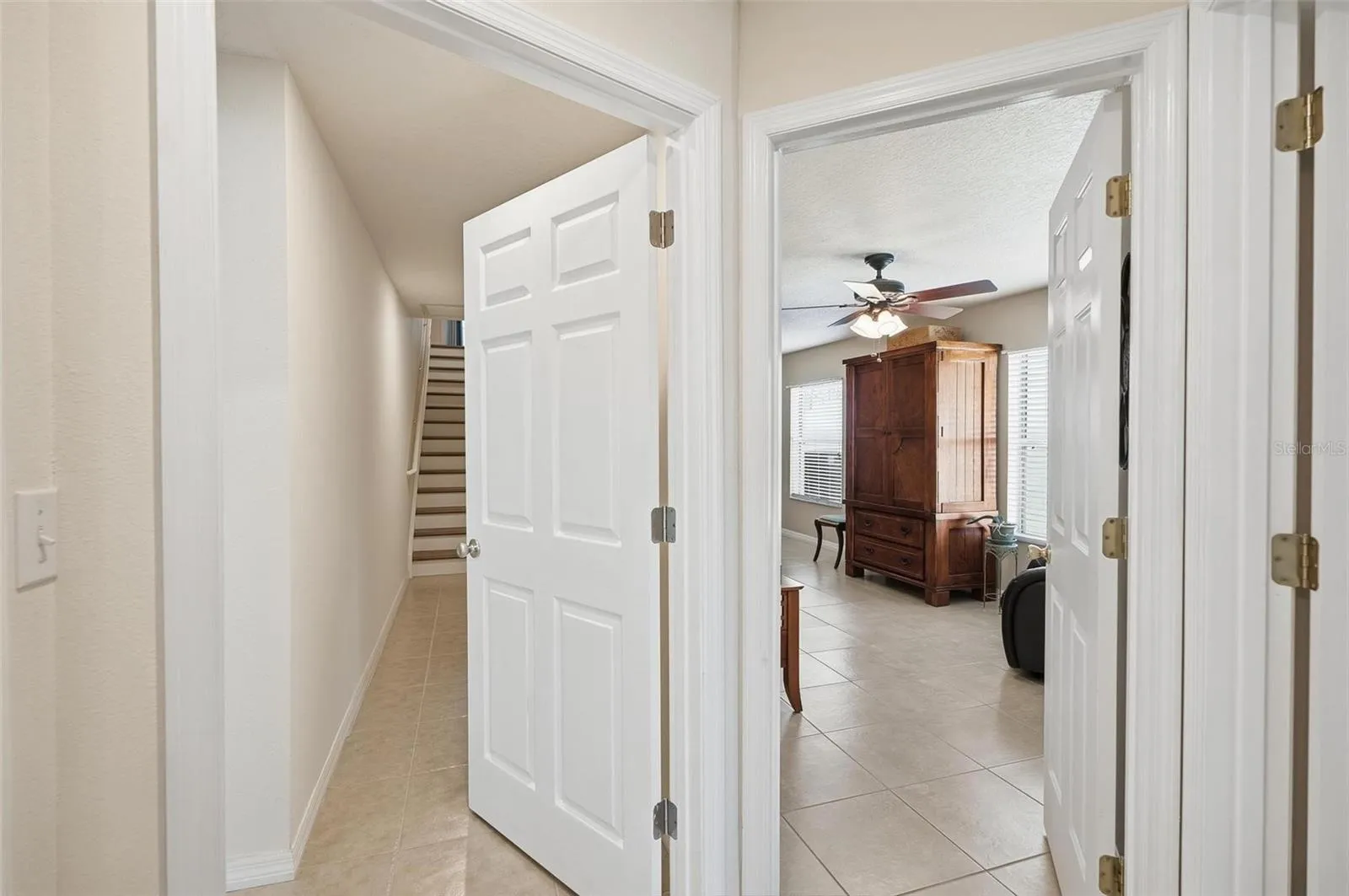 Door that Locks off In-Law Area.