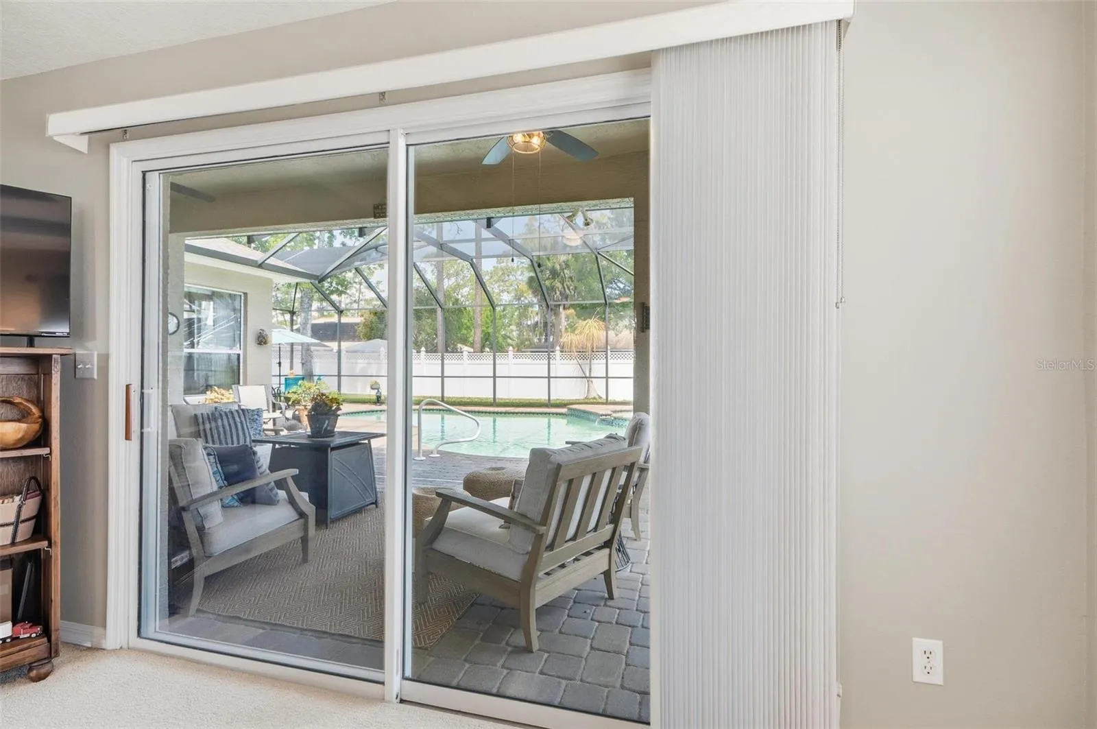 Primary Bedroom Sliders to Pool Area