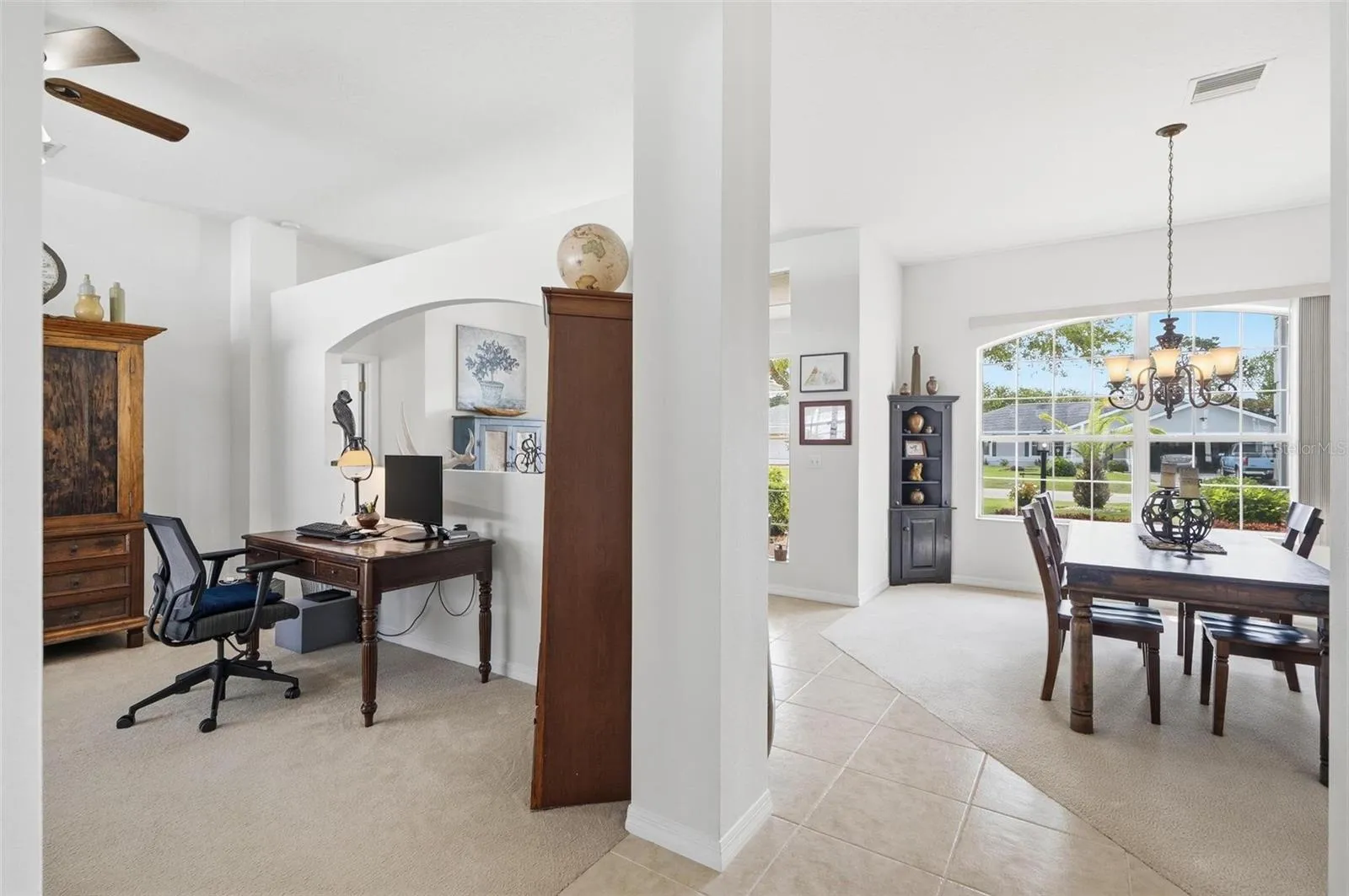 Office Space and Dining Area