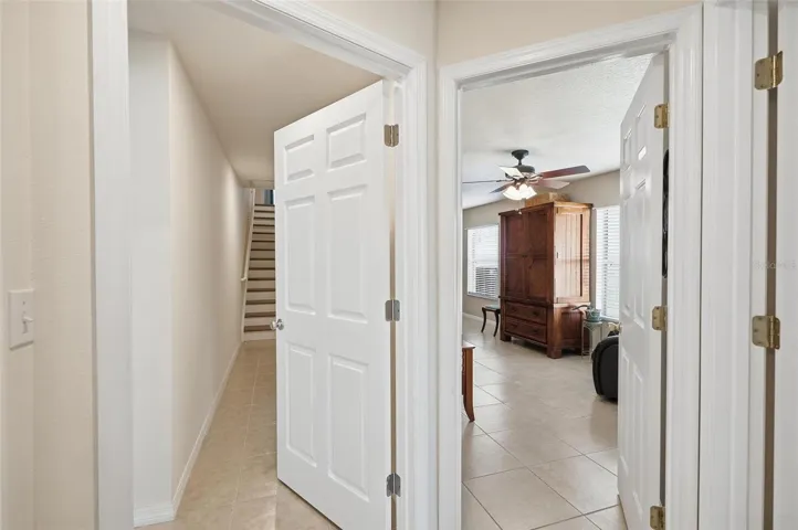 Door that Locks off In-Law Area.