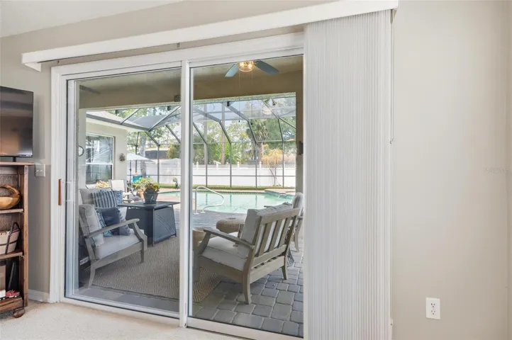 Primary Bedroom Sliders to Pool Area
