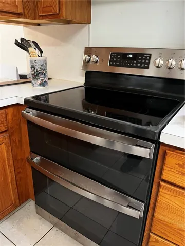 Double oven.