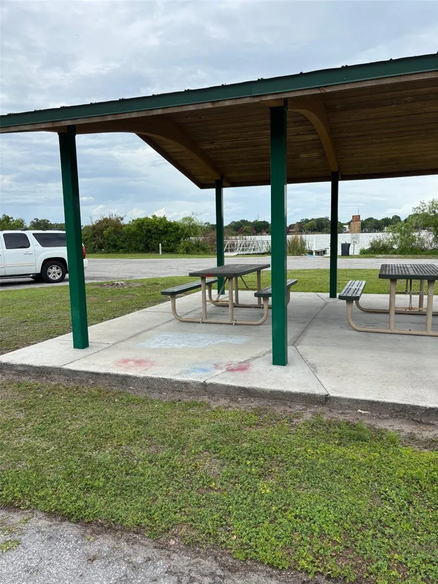 Picnic Table at Lake Blue Park