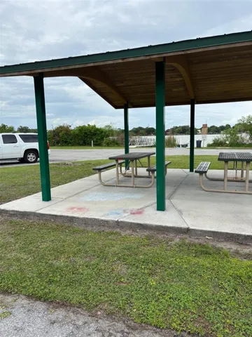 Picnic Table at Lake Blue Park