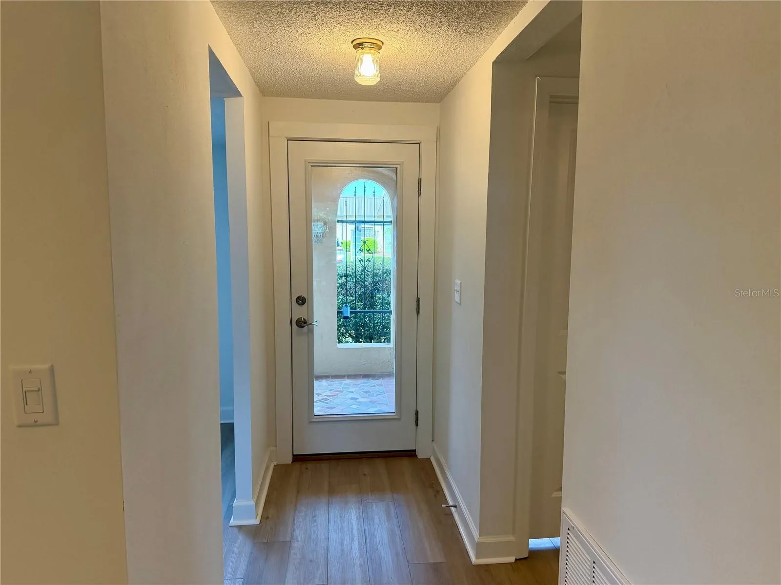 View from Dining Area to Front Door.