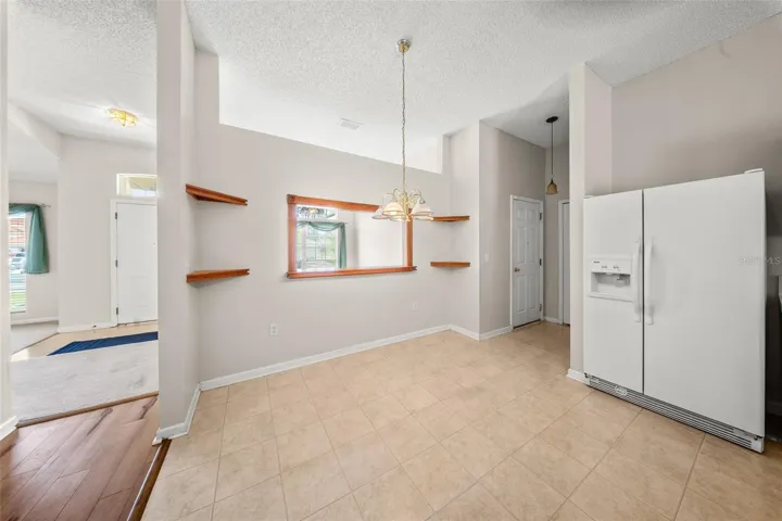 Plenty of space for dinette