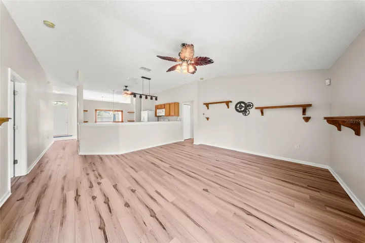 Main living room with new flooring