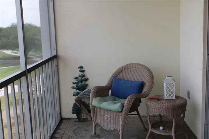 Screened in lanai