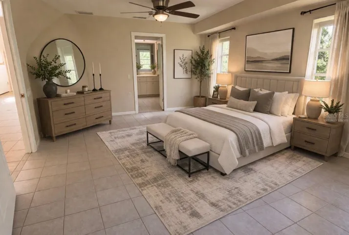 Mster Bedroom- Virtually Staged