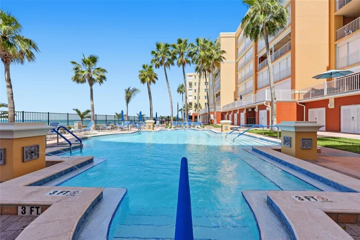 Second pool at the south end of the property