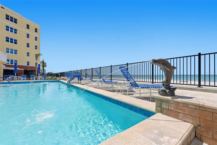 Third pool at the north end of the property