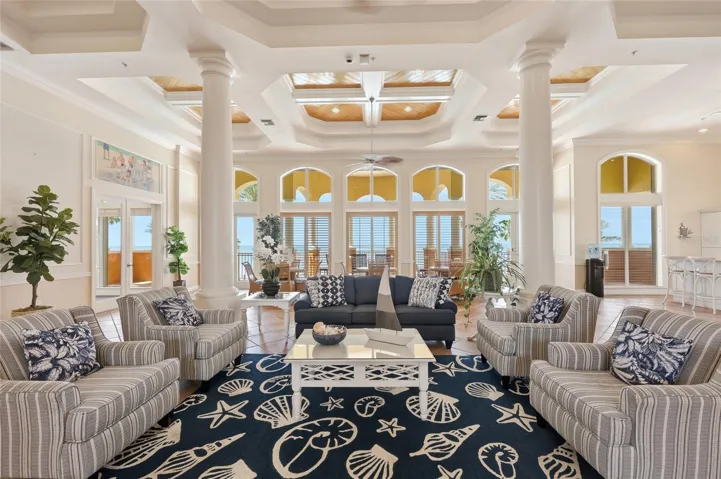 Entertain or relax in the clubhouse