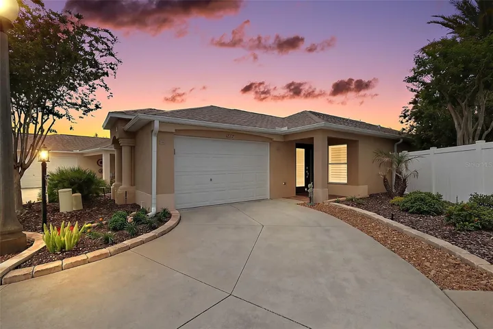 Twilight Front Elevation