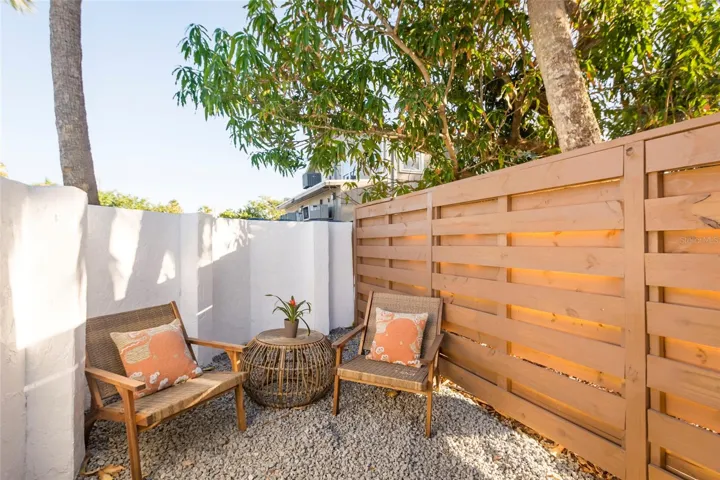 open courtyard