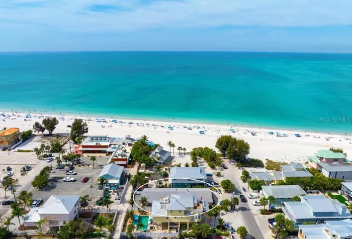 Aerial views to the west