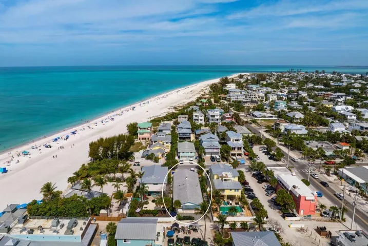 107 Pine Avenue with aerial views to the coveted north end of Anna Maria Island