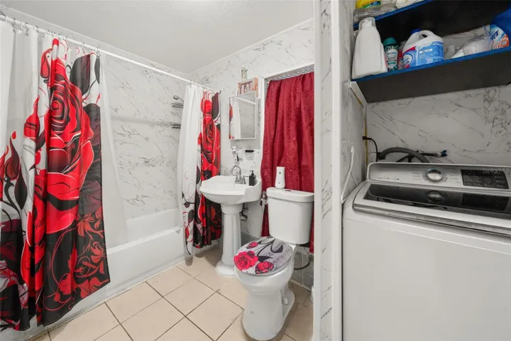 Primary bathroom/ laundry