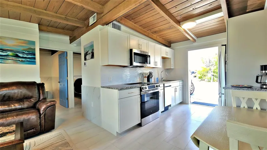 KITCHEN OPEN TO LIVING ROOM