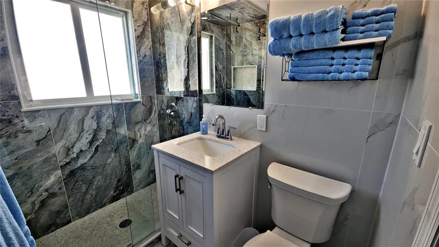 BRAND NEW SPARKLING CLEAN BATHROOM WITH SHOWER