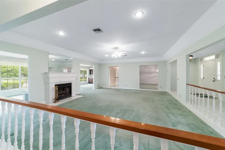 Galleries on 2 sides of great room