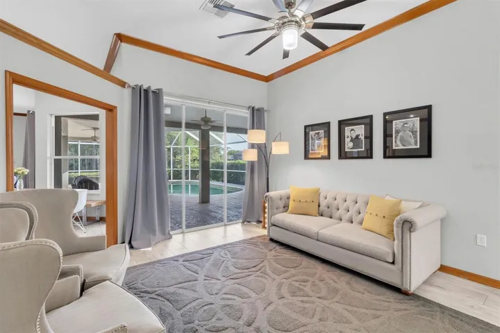 Formal Living room - Pocketing Sliding Glass Doors