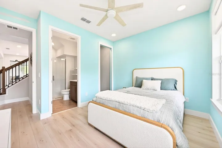 Main floor guest bedroom.