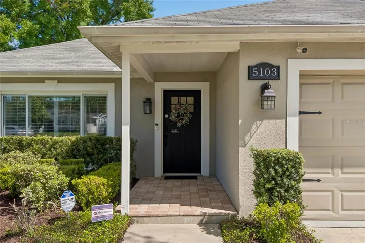 Welcoming entrance.